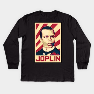 Scott Joplin Retro Kids Long Sleeve T-Shirt